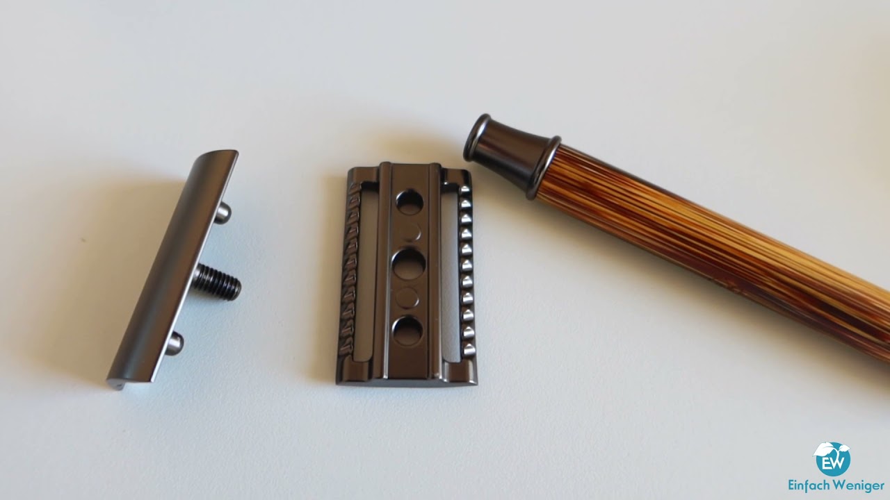 Rasierhobel mit Bambusstiel