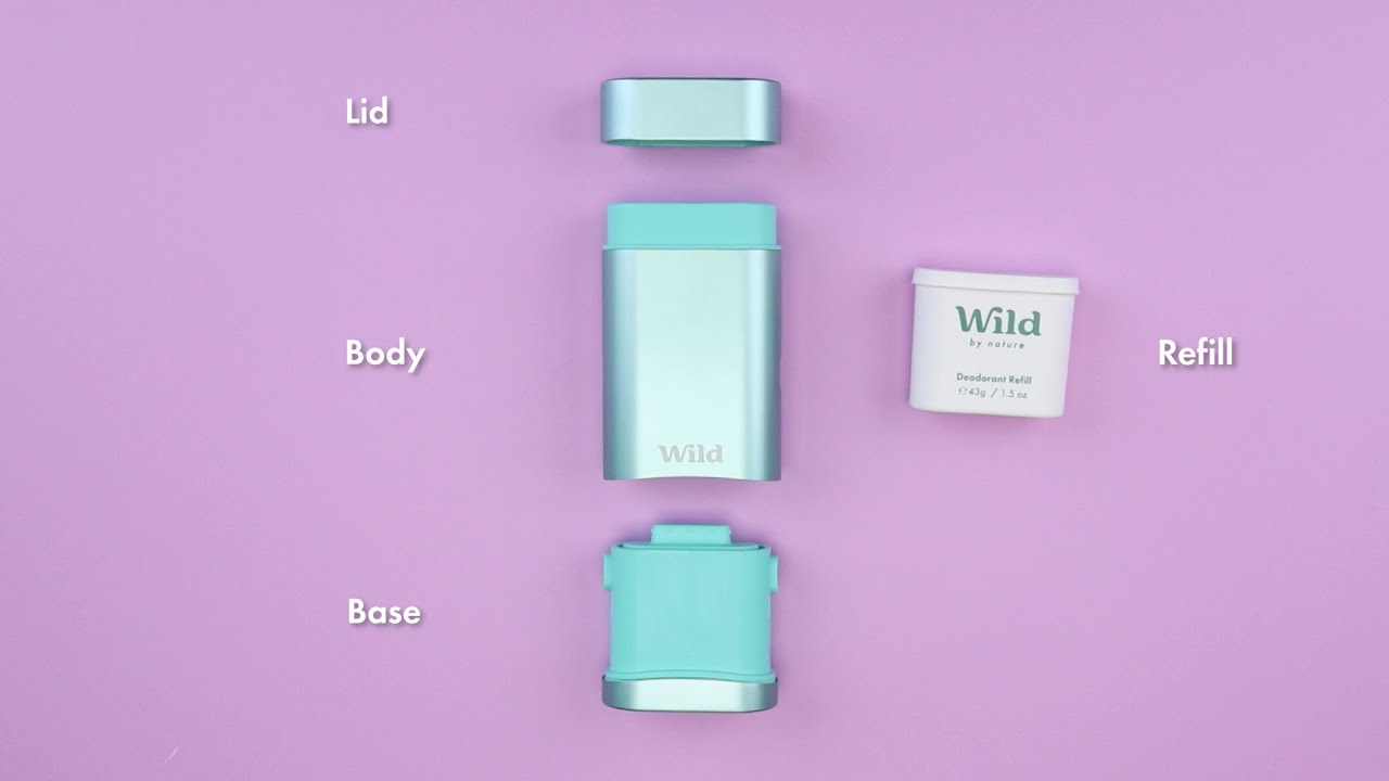 How to fill/refill your Wild refillable deodorant case!