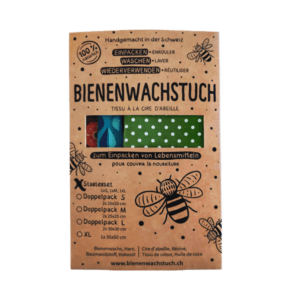 Bienenwachstuch Starterset Alternative zu Plastik und Alufolie