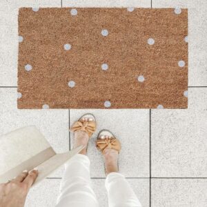 Fussmatte mit Punkten