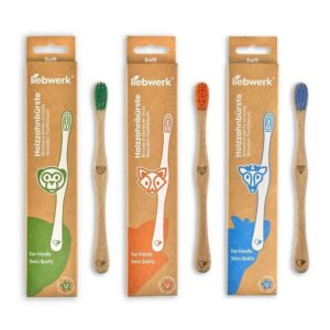 Holzzahnbürsten für Kinder