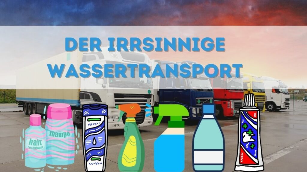 Produkte vor Lastwagen