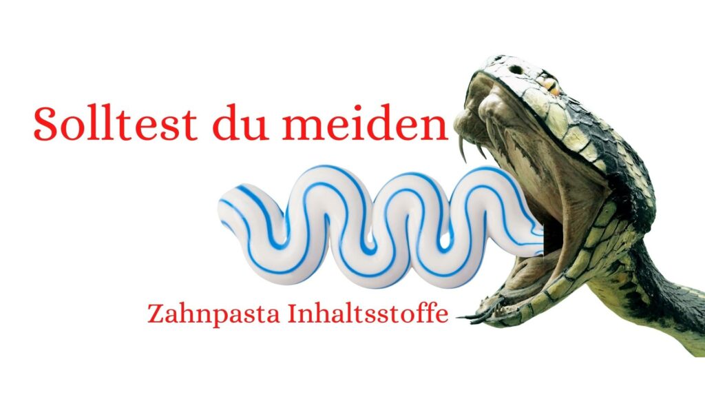 Schlange mit Zahnpasta