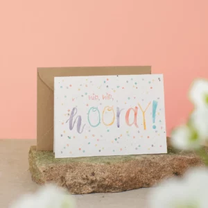 Einpflanzbare Grusskarte