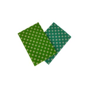 Bienenwachstuch Doppelpack L Tupfen